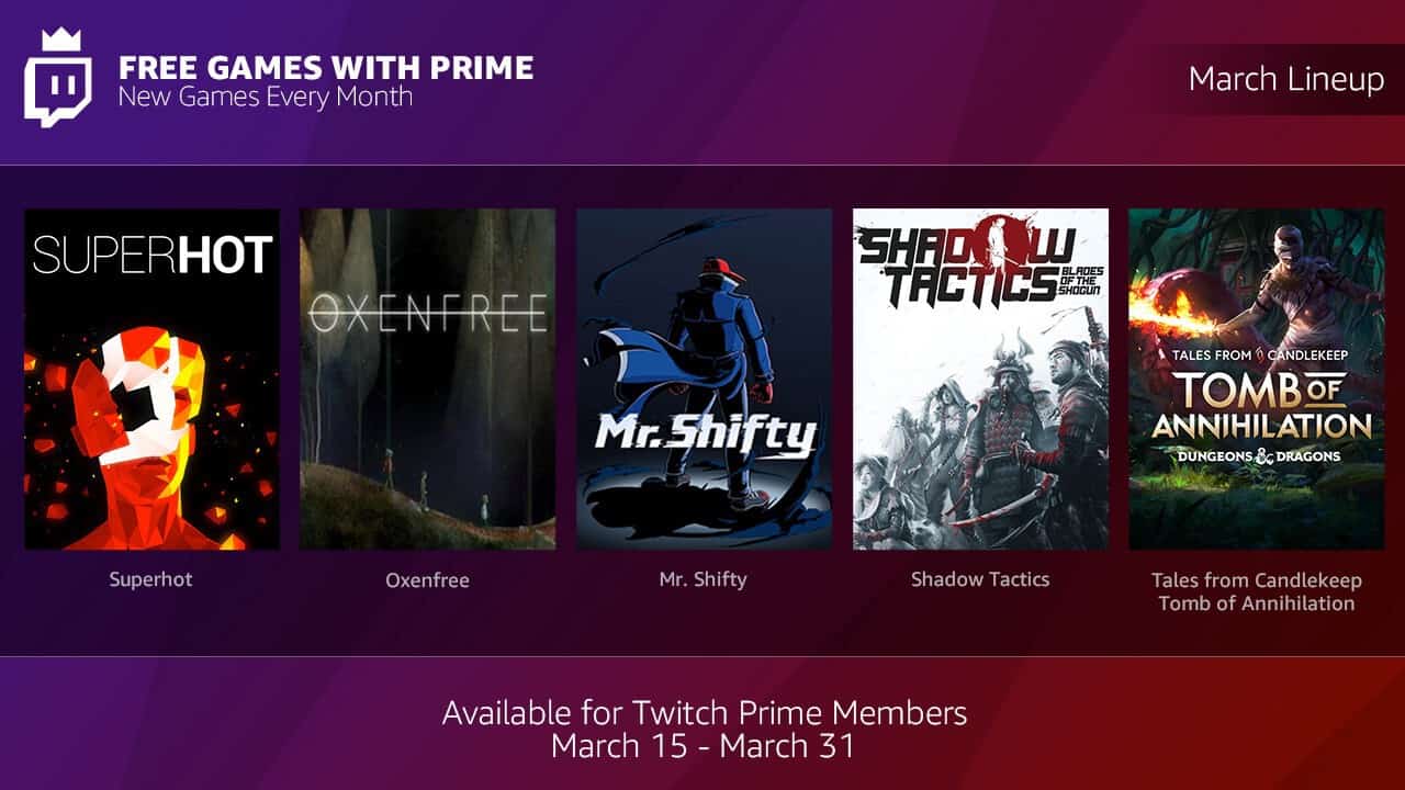 Amazon launches free Games with Prime program for Prime subscribers - OnMSFT.com - March 14, 2018