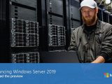 Windows server 2019 is coming in the second half of 2018, windows insiders can download first preview today - onmsft. Com - march 20, 2018