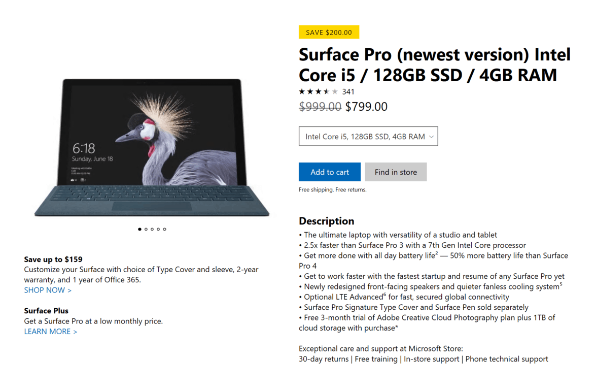 Spring into April with savings on Surface Pro i5, Surface accessories at Microsoft Store - OnMSFT.com - March 27, 2018