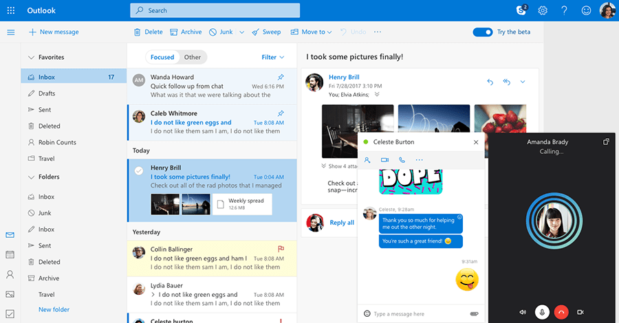Microsoft's redesigned Outlook.com webmail starts rolling out to all users - OnMSFT.com - March 14, 2018