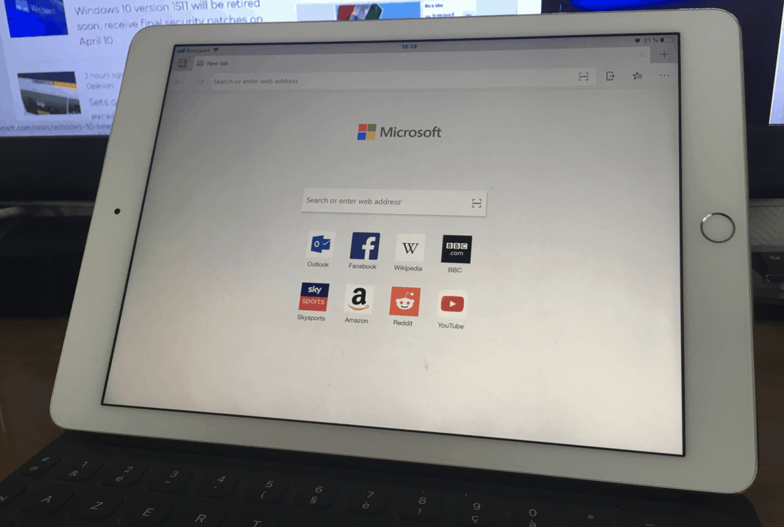 Microsoft Edge is now optimized for iPads and Android tablets - OnMSFT.com - March 26, 2018