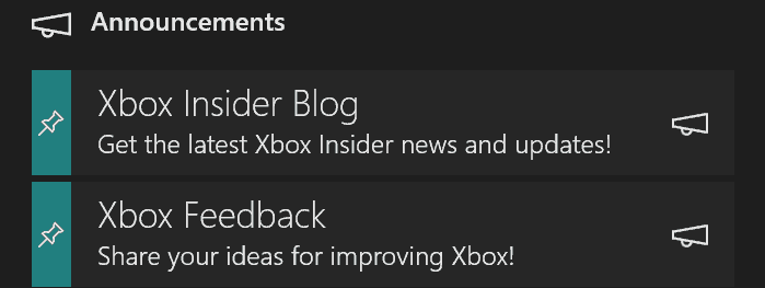 Xbox Insider Hub adds links to Feedback and Insider Blog - OnMSFT.com - March 23, 2018
