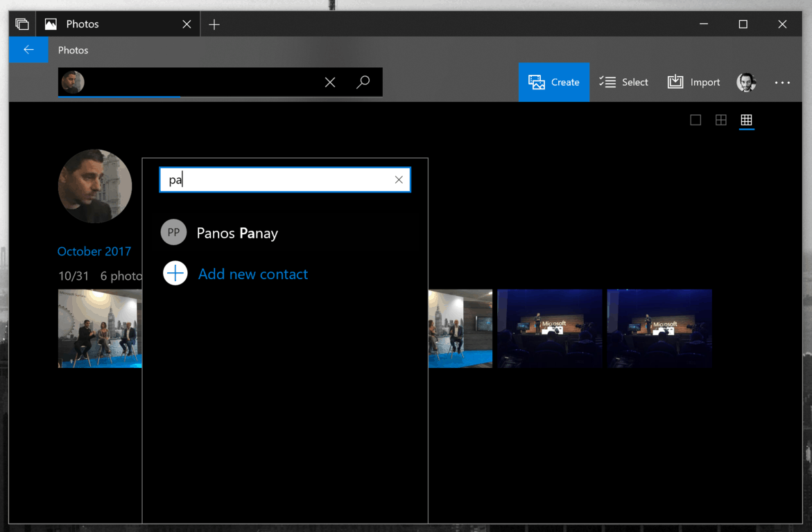 Windows 10 Photos app now lets you tag your friends and family - OnMSFT.com - April 6, 2018