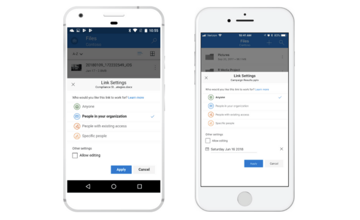 New sharing experience coming to onedrive on ios and android, mac client now part of office 2016 for mac - onmsft. Com - april 24, 2018