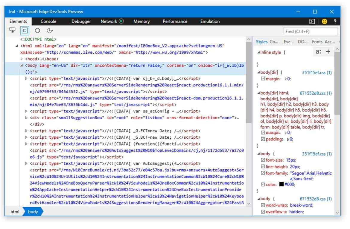 Microsoft releases the Edge Dev Tools Preview app