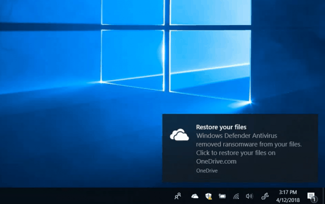 Microsoft integrates Windows Defender into OneDrive Files Restore feature - OnMSFT.com - April 30, 2018