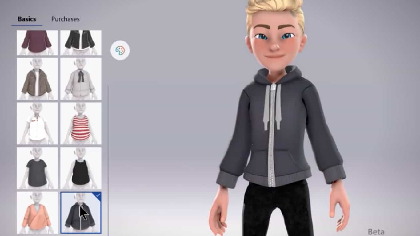 Xbox Avatars on Xbox One and Windows 10