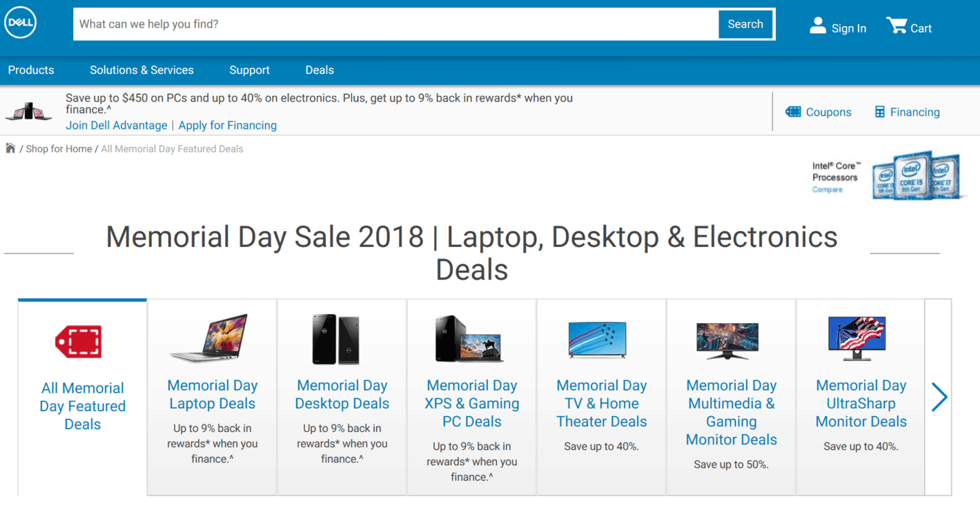 Save up to 40% on PCs & electronics with Dell's Memorial Day Deals event - OnMSFT.com - May 21, 2018