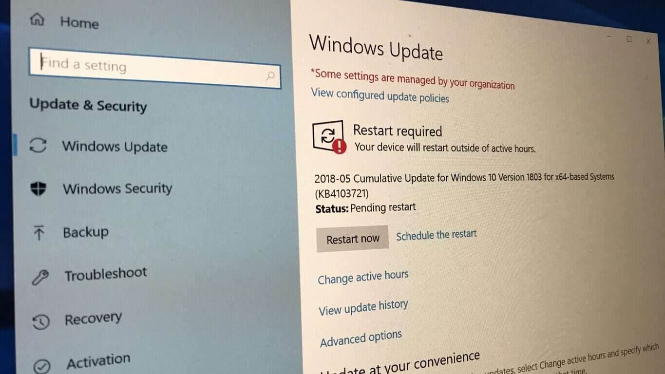 First Patch Tuesday update for Windows 10 version 1803 is reportedly bricking some PCs - OnMSFT.com - May 9, 2018