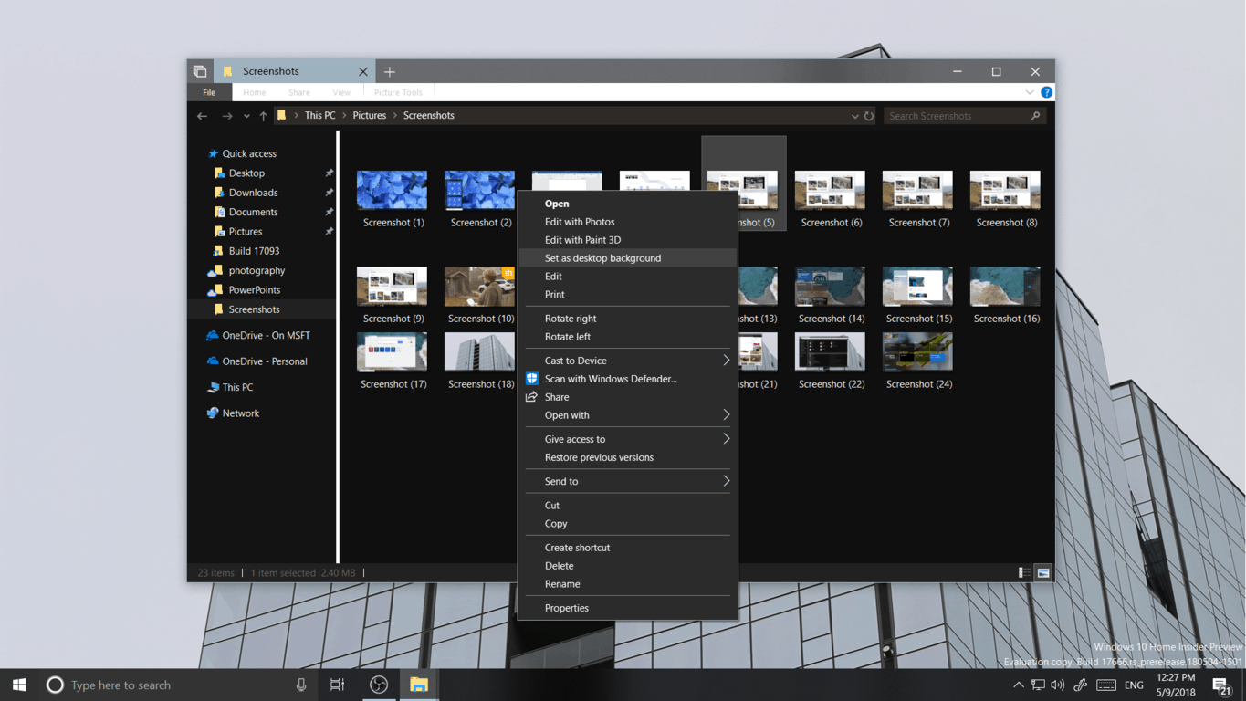 Windows 10 Insider build 17733 brings a revamped Dark Theme in File Explorer - OnMSFT.com - August 8, 2018