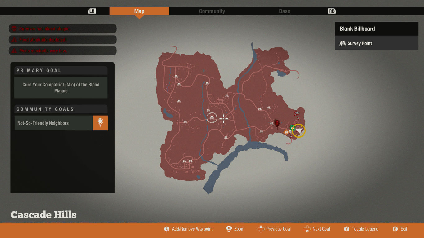 State of decay 2 карта провиденс ридж