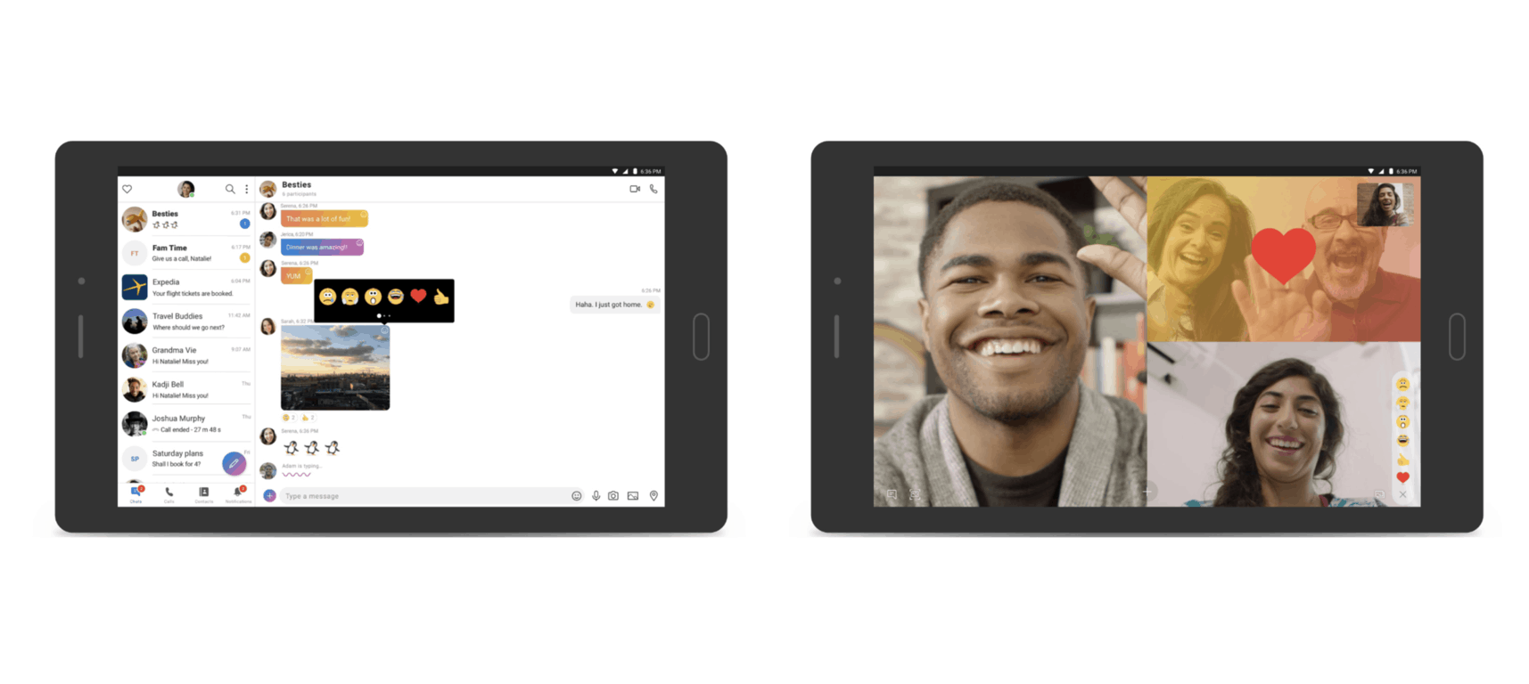 Skype’s redesigned app is now available in preview on Android tablets - OnMSFT.com - June 19, 2018