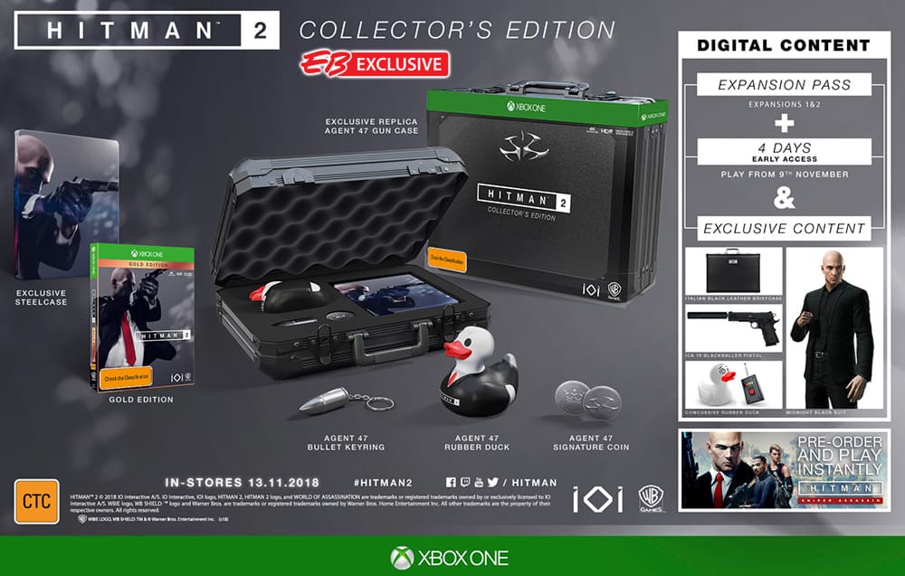 Hitman 2 Collector's Edition on Xbox One