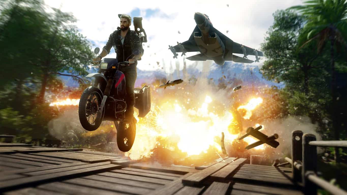 Just Cause 4 video game on Xbox One