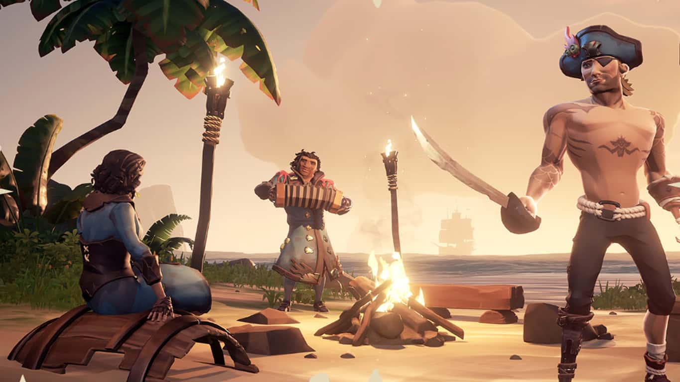 Sea of Thieves video game on Xbox One and Windows 10