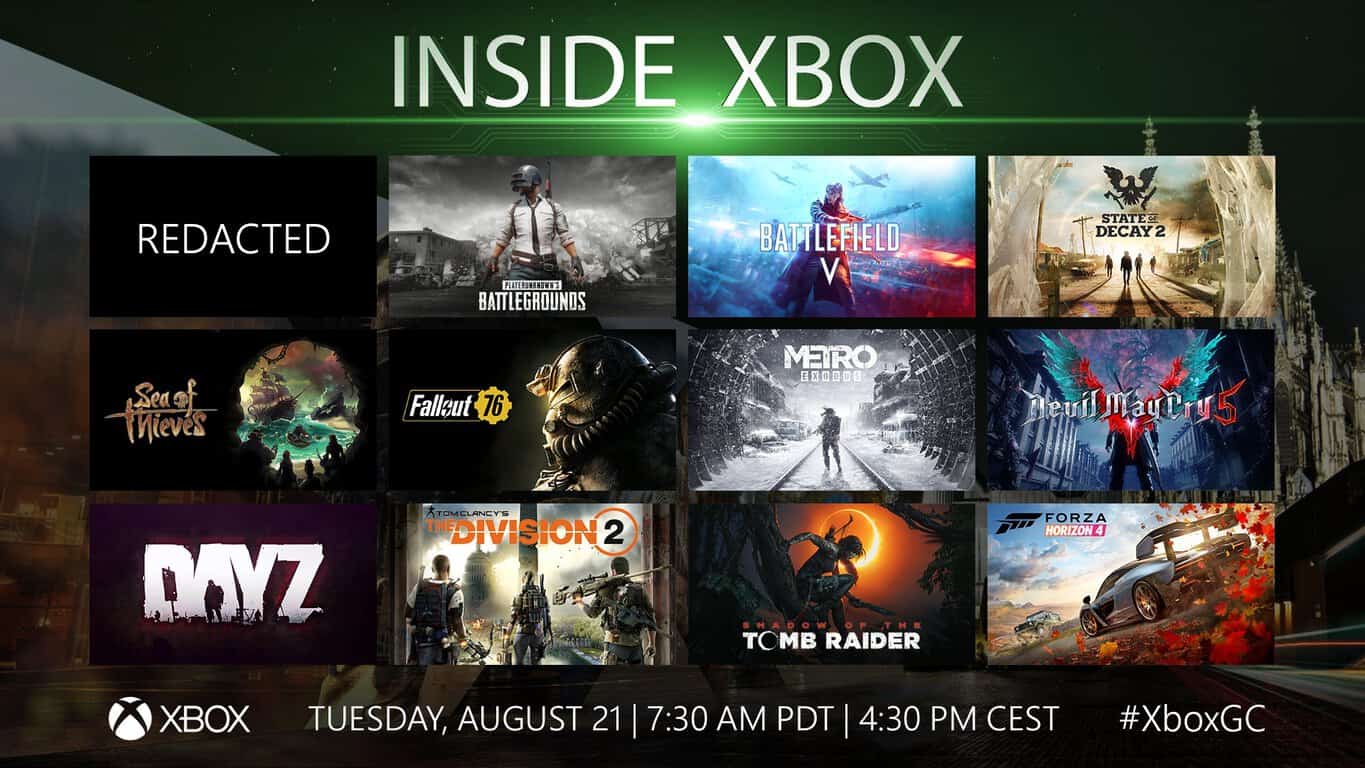 Watch today’s Gamescom Inside Xbox episode on Mixer and get exclusive Sea of Thieves content - OnMSFT.com - August 21, 2018