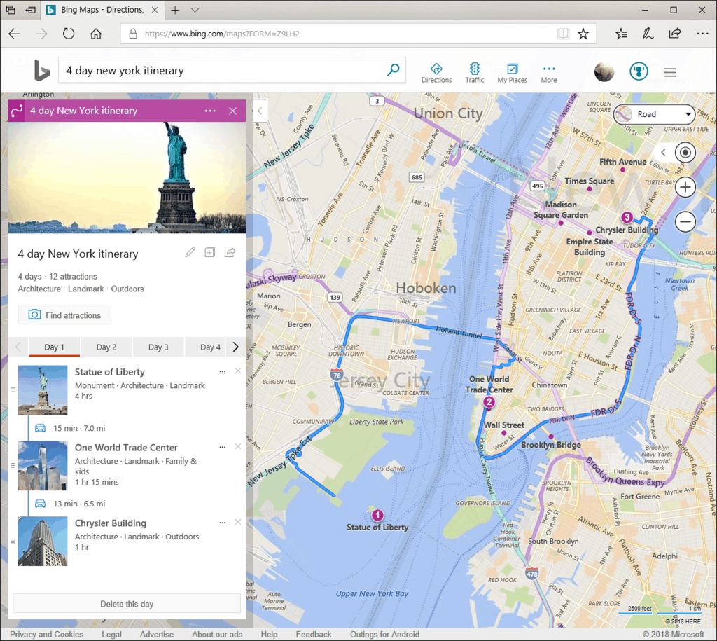 Build your own custom travel itineraries with Bing Maps - OnMSFT.com - August 2, 2018