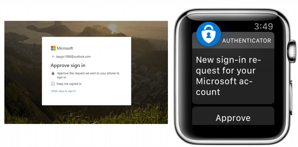 Microsoft Authenticator now officially available on Apple Watch - OnMSFT.com - September 10, 2018
