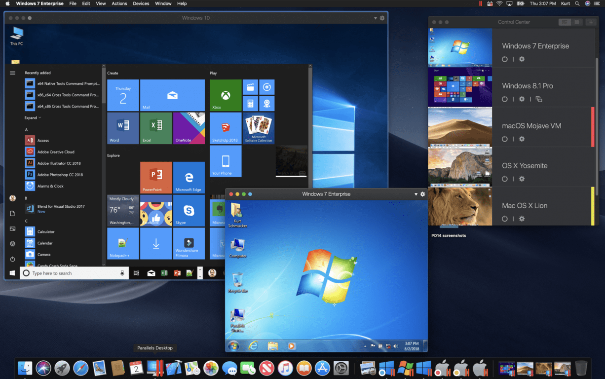 Parallels Desktop 14 for Mac is out today with improved performance and support for the next Windows 10 update - OnMSFT.com - August 21, 2018