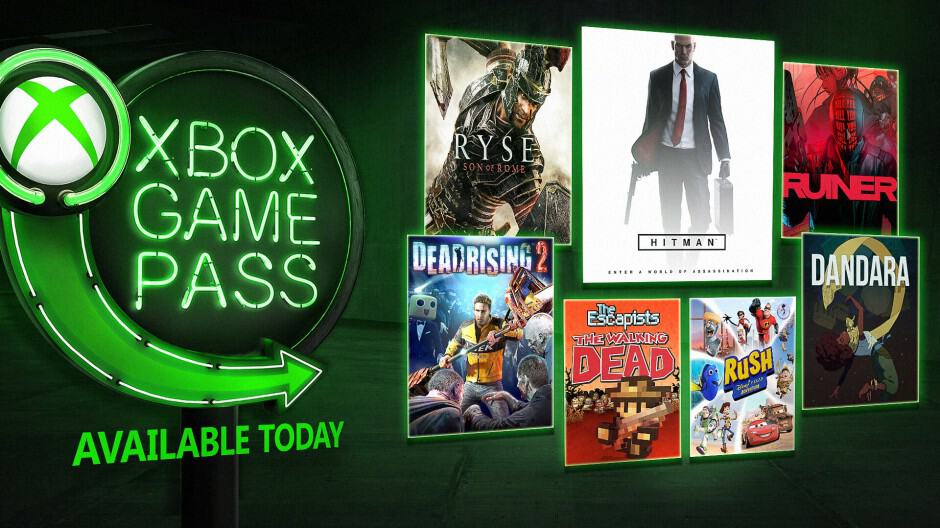 Hitman Season 1, Ryse: Son of Rome and five more games join Xbox Games Pass in August - OnMSFT.com - August 1, 2018