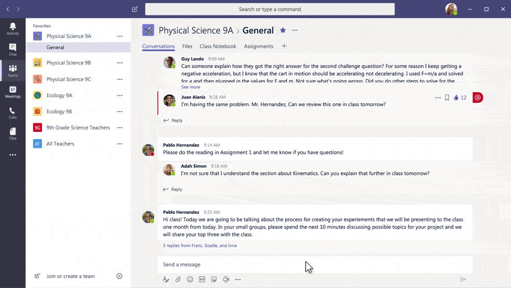 Microsoft Teams is getting ready for back-to-school with these new features - OnMSFT.com - August 31, 2018