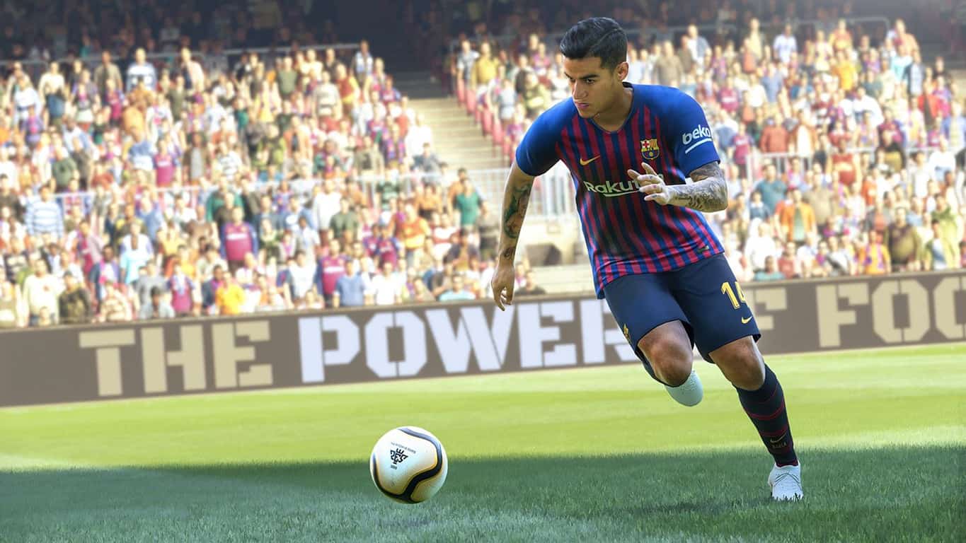 Pro Evolution Soccer 2019 video game on Xbox One