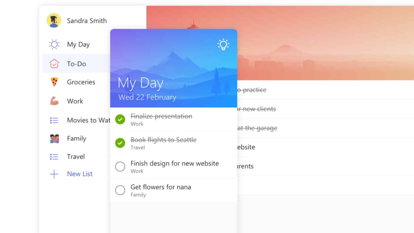 Microsoft To-Do app on Windows, iPhone, and Android