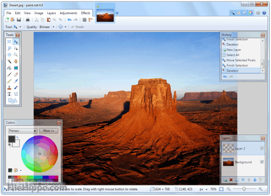 Popular image and photo editor Paint.net updated with GPU rendering for "huge performance gains" - OnMSFT.com - September 6, 2018