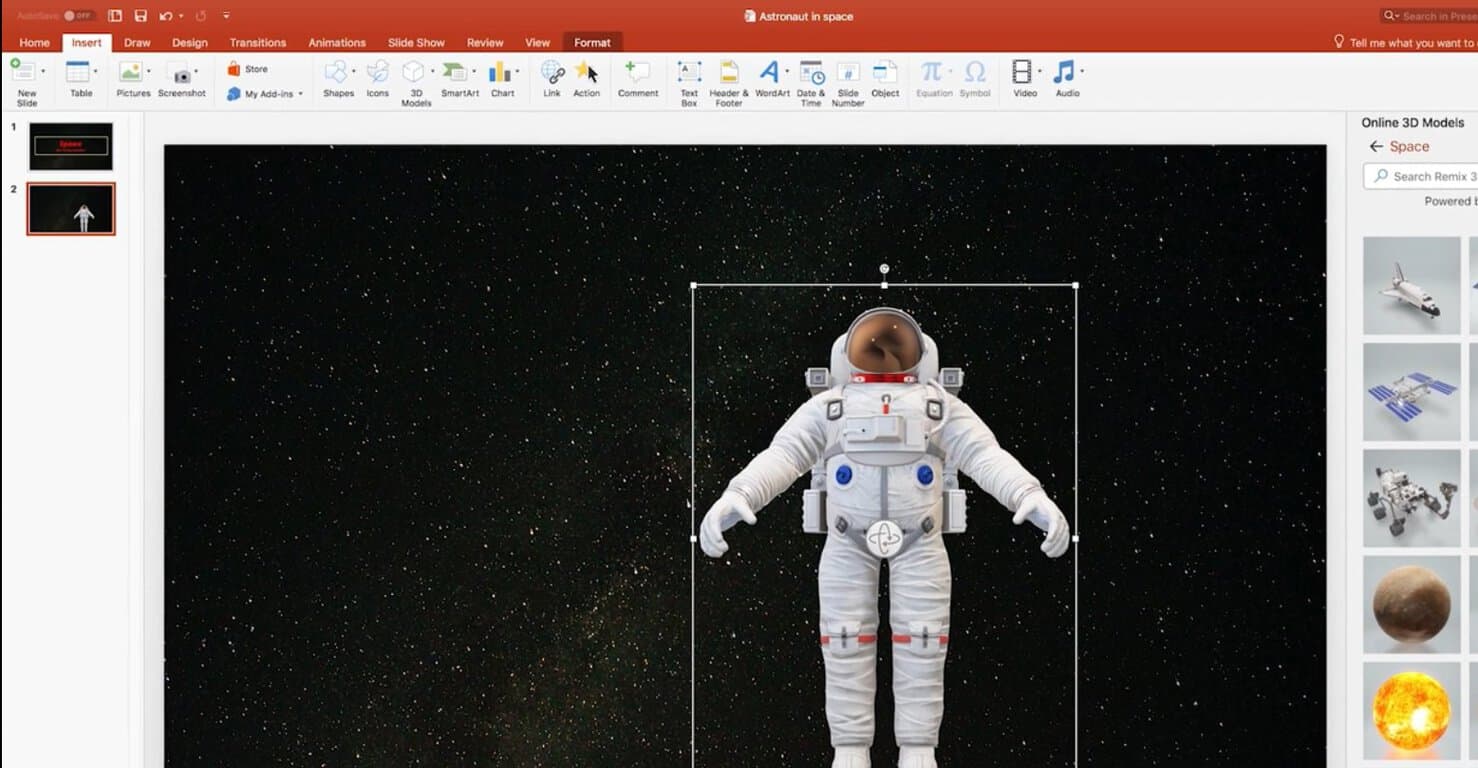Office 365 for mac now lets you insert and rotate 3d models in word, excel, and powerpoint - onmsft. Com - september 14, 2018