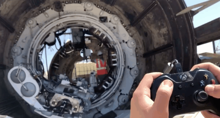 Watch an Xbox Controller run Elon Musk's giant tunnel digger - OnMSFT.com - September 10, 2018