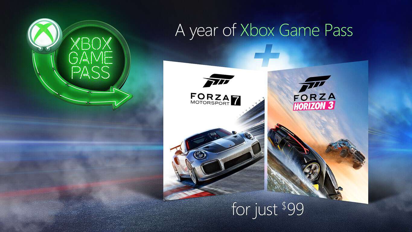 New 1-year Xbox Game Pass bundle includes Forza Horizon 3, and Forza 7 for $99 - OnMSFT.com - September 13, 2018