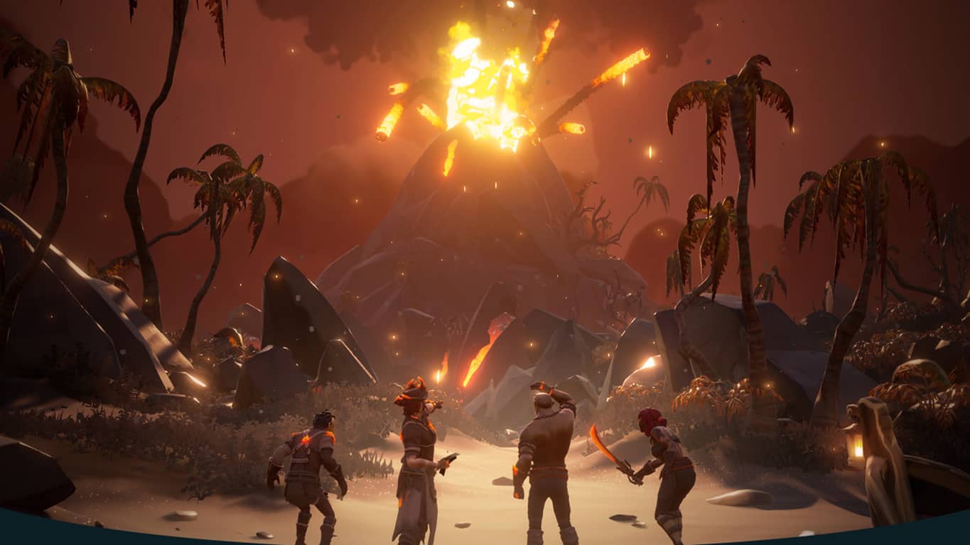 Sea of thieves forsaken shores video game on xbox one and windows 10