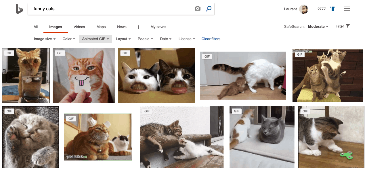 Bing uses AI to find you just the right GIF - OnMSFT.com - October 10, 2018