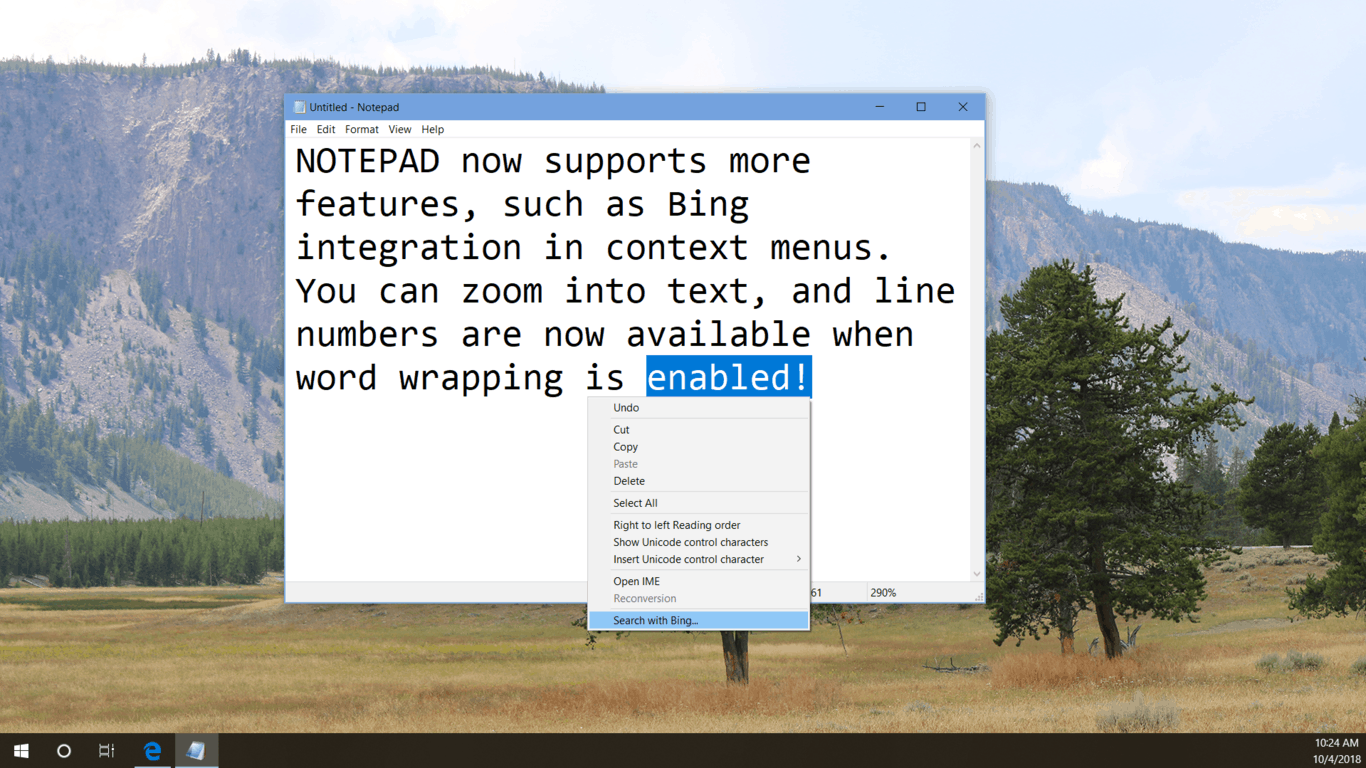 Notepad is coming to the Windows 10 Microsoft Store - OnMSFT.com - August 16, 2019