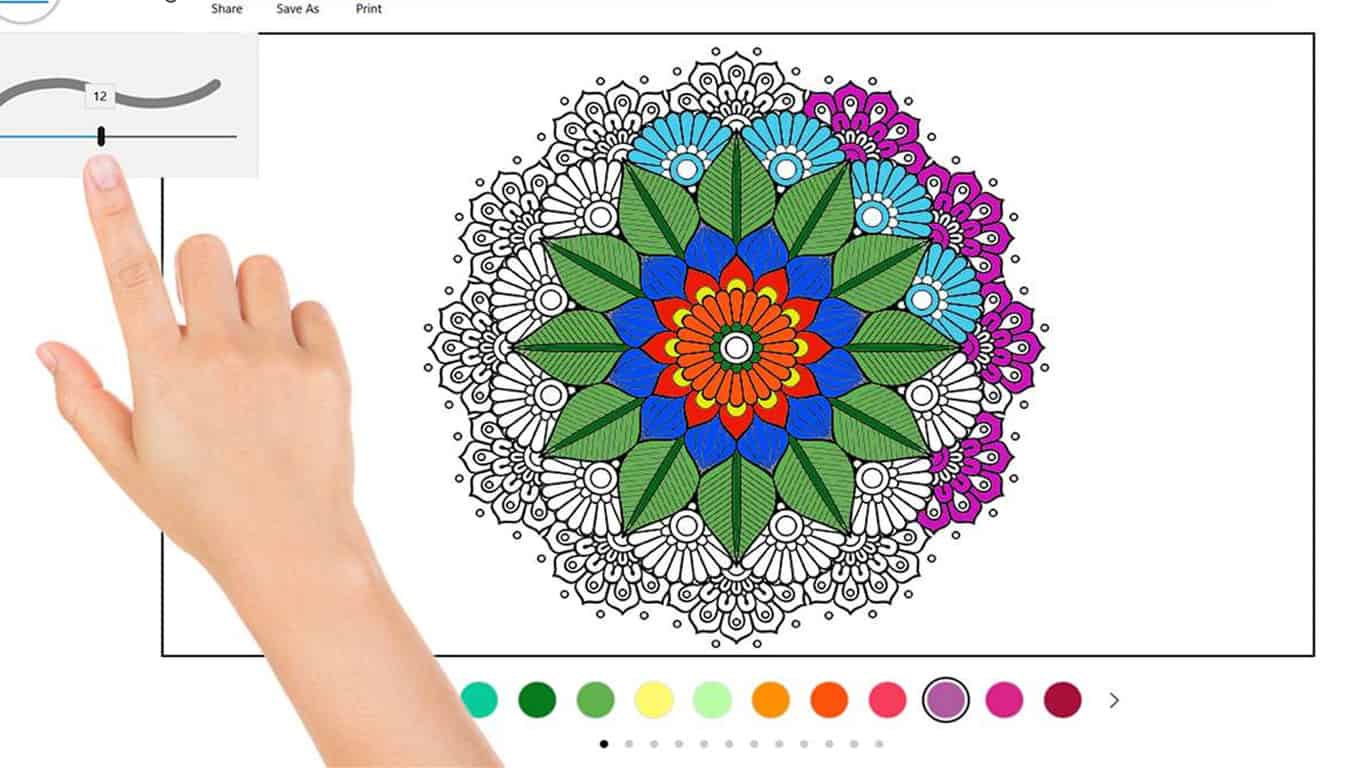 Windows 10 Coloring Books For Adults And Kids app