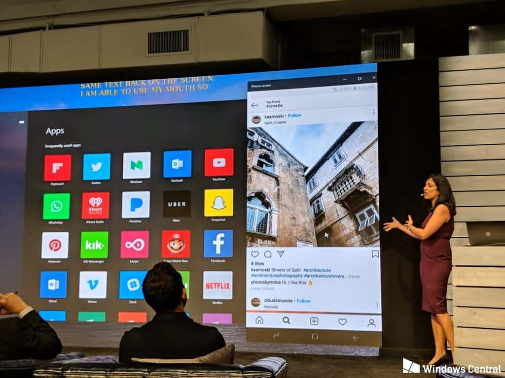 your phone mirroring surface october event