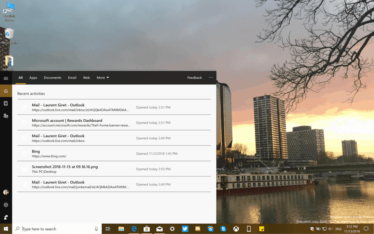 Microsoft starts testing new UI for the Cortana Home screen on Windows 10 - OnMSFT.com - November 13, 2018