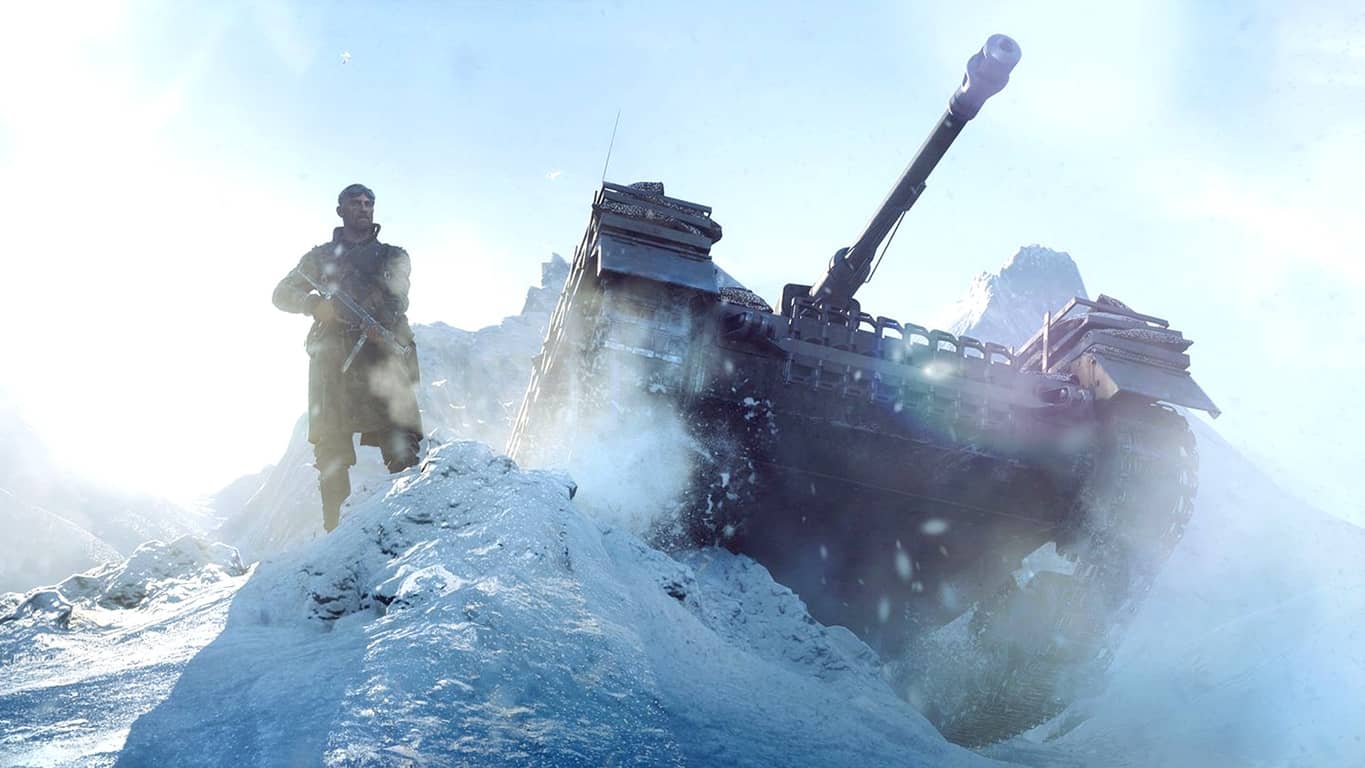 Battlefield V video game on Xbox One