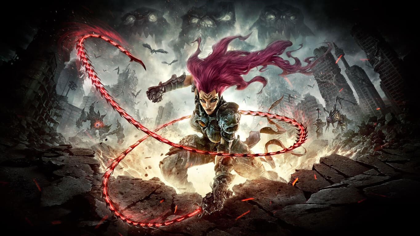 Darksiders III video game on Xbox One
