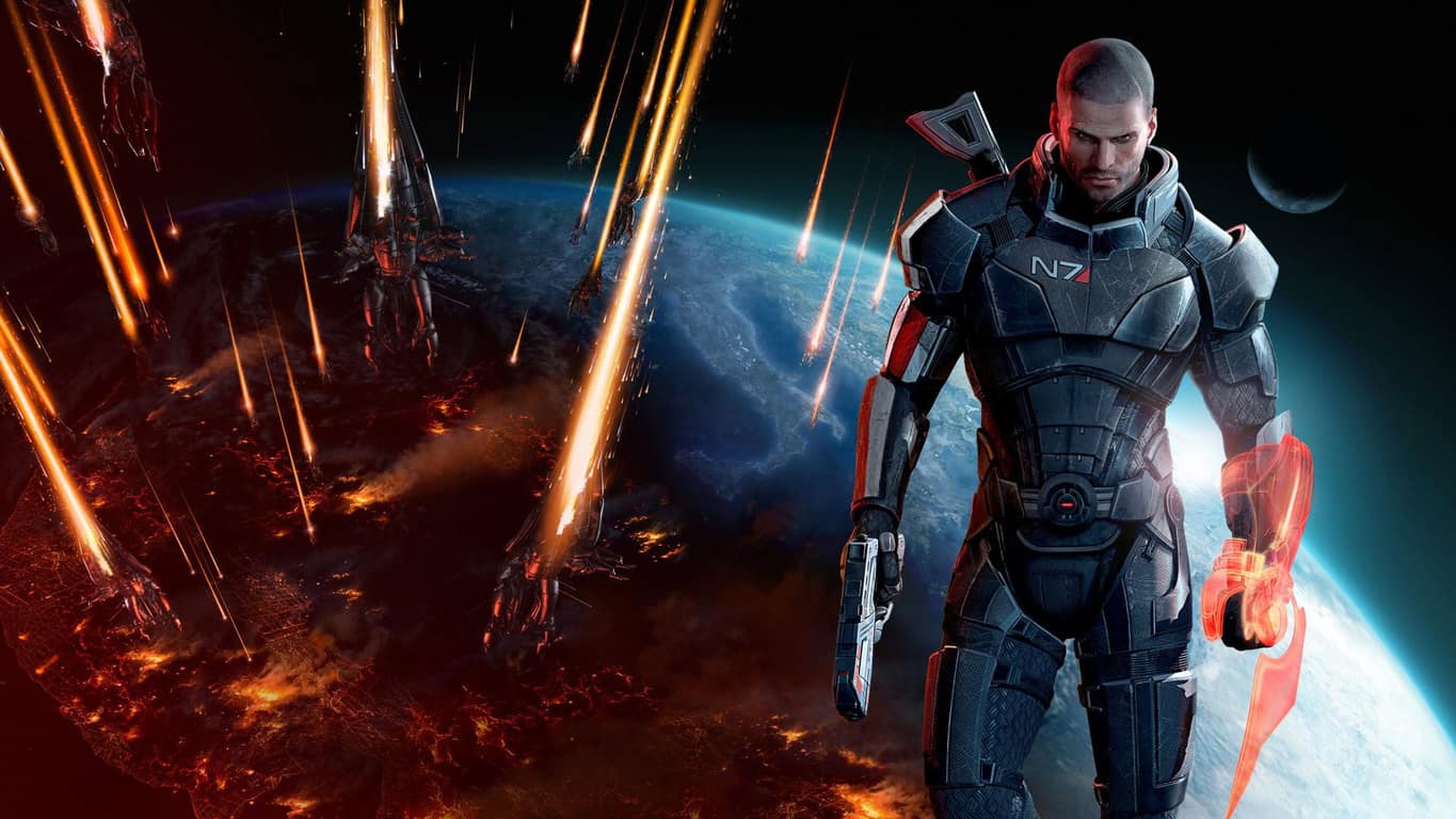 Mass Effect 3 vidoe game on Xbox 360 and Xbox One