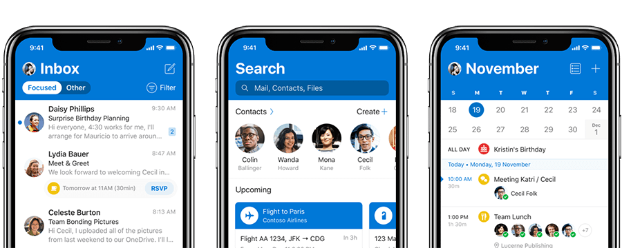 Outlook Mobile is getting a major redesign on iOS today with new version 3.0 - OnMSFT.com - December 5, 2018