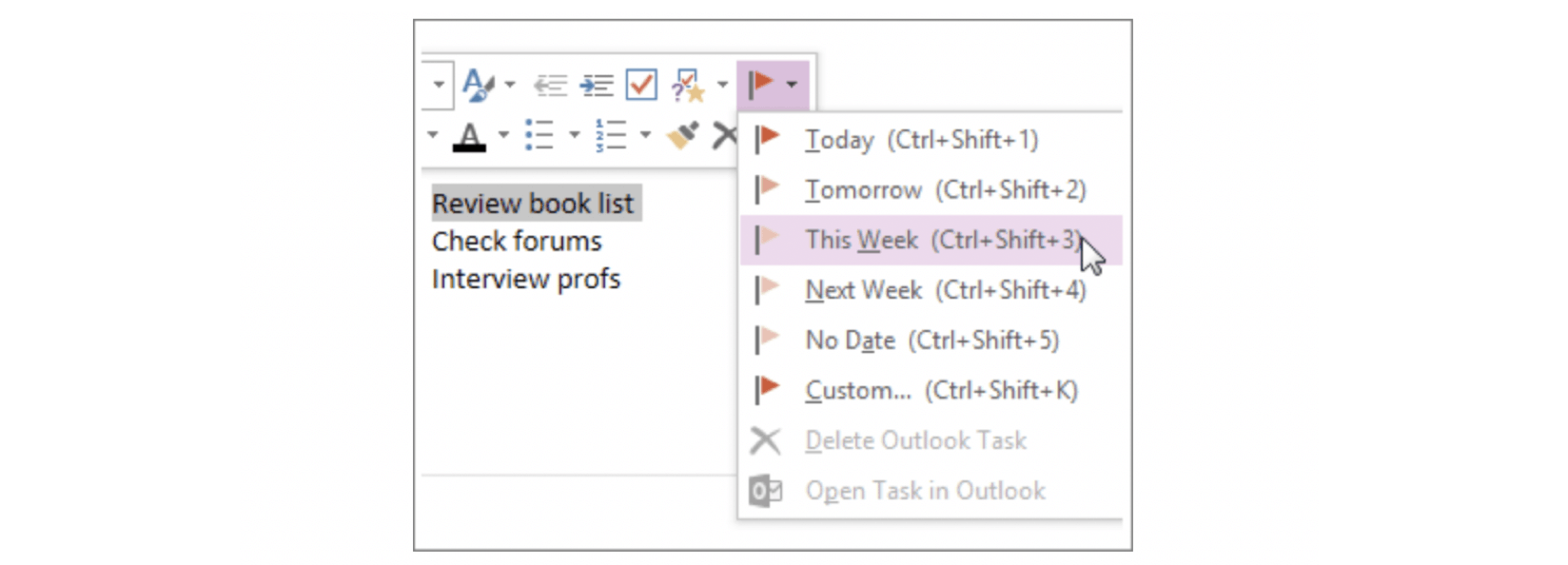 tasks in outlook vs onenote