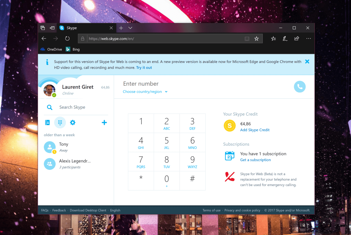 skype web app not showing video skype web app not showing video