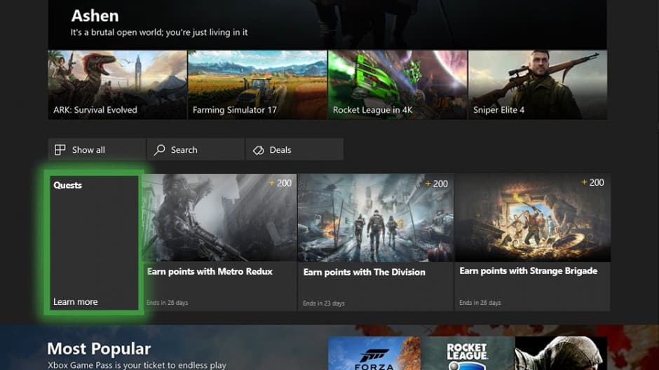 New Xbox Game Pass quests for January let you earn Microsoft Rewards points when playing games in the catalog - OnMSFT.com - January 9, 2019