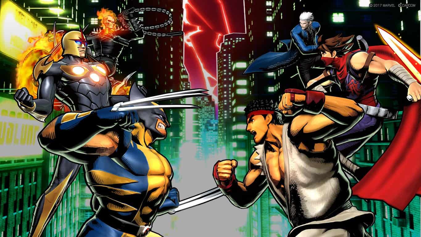 Ultimate Marvel vs Capcom 3 video game on Xbox One