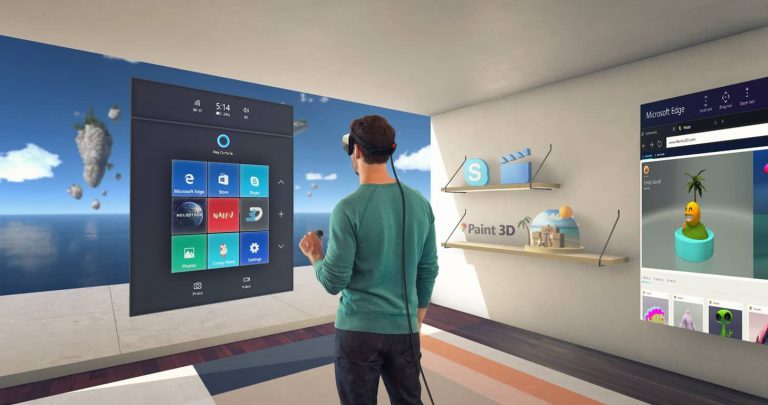 windows mixed reality portal interface