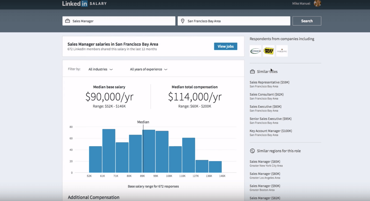 LinkedIn Salary Insights now showing top paying jobs in US, UK, Canada - OnMSFT.com - February 26, 2019