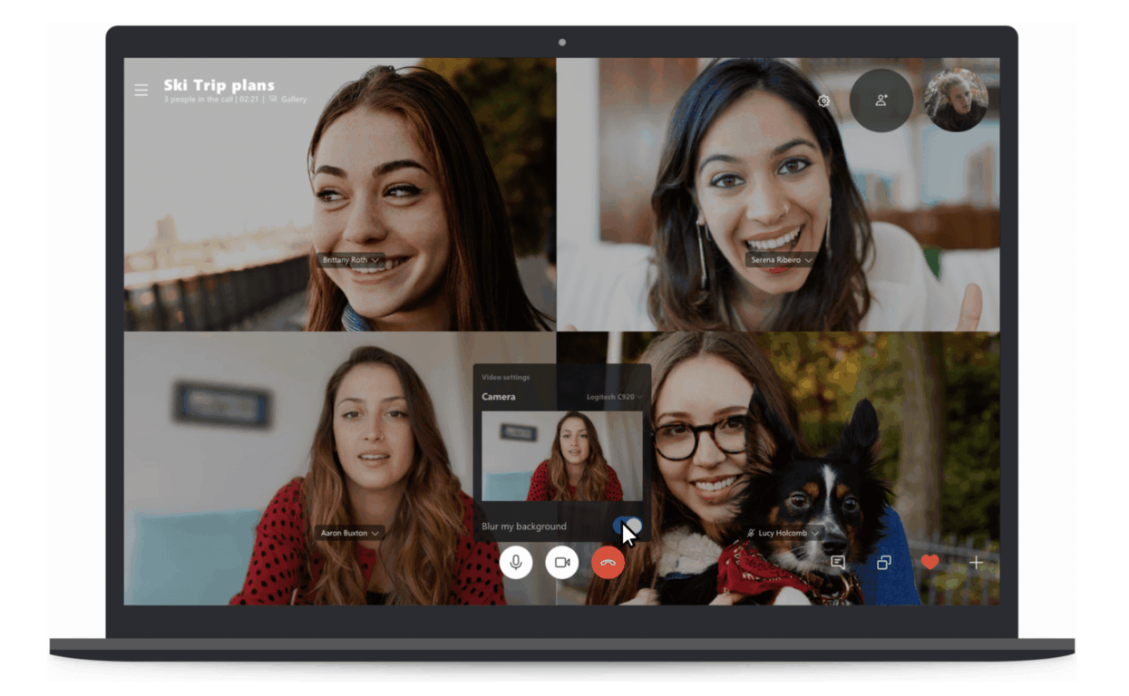 Skype desktop app gets background blurring in video calls - OnMSFT.com - February 7, 2019