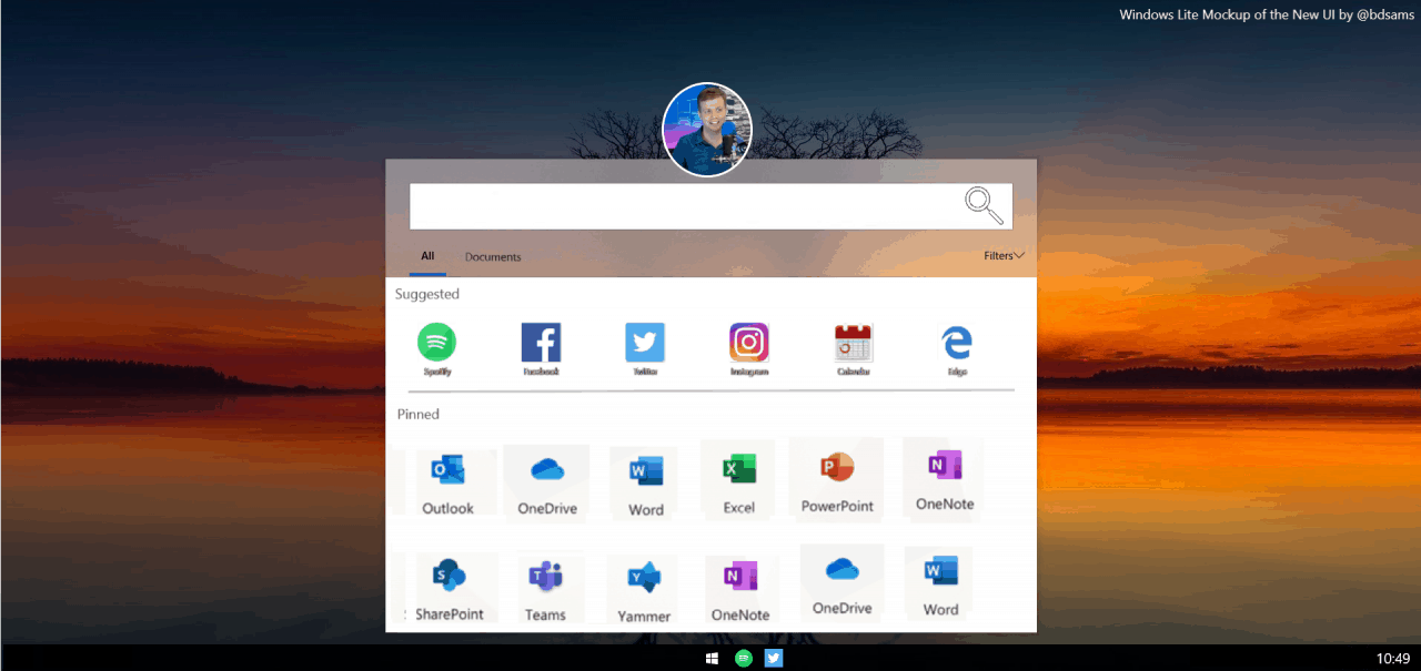 Microsoft’s new Lite OS get first mockup, will reportedly enter “wider testing” this summer - OnMSFT.com - February 26, 2019
