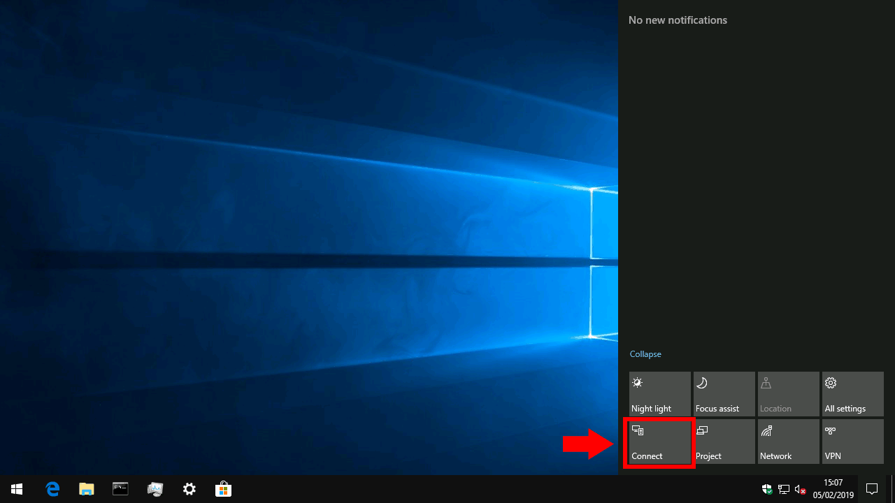 connect multiple wireless displays windows 10